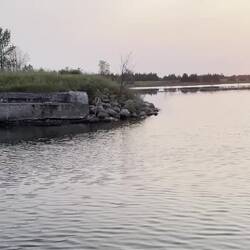 Mein Sonnenuntergang am Abend auf Goat Island