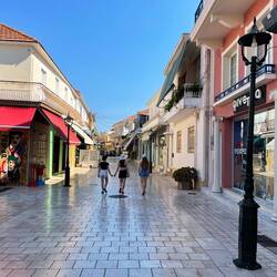 Shopping in a ghost town
