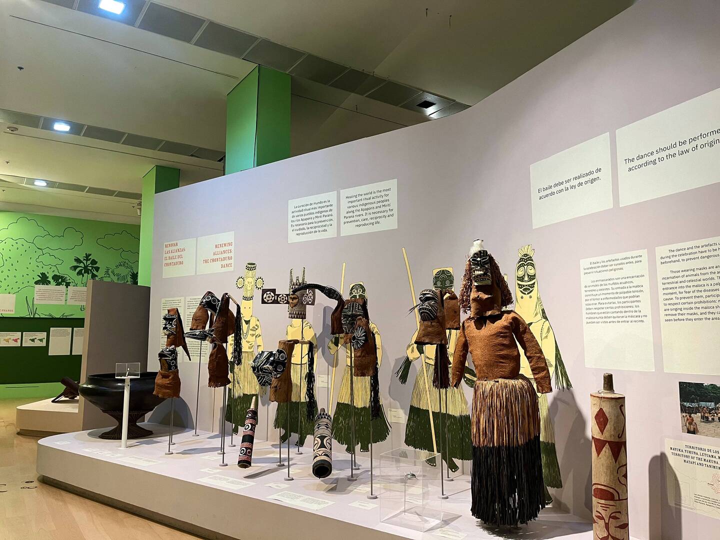 Sonderausstellung über die indigenen Völker im Goldmuseum