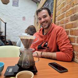 Kaffee direkt am Platz gebraut - haben unser Wissen von der Kaffeetour gleich getestet