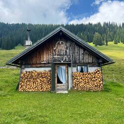 ..den Almboden der Stepbergalm.