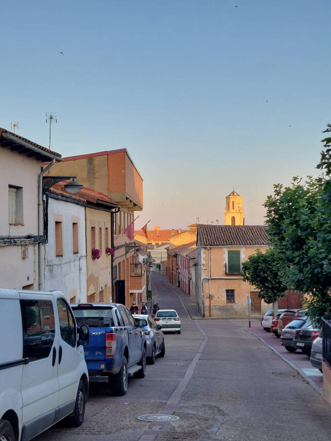 Aufbruch in Sahagún.