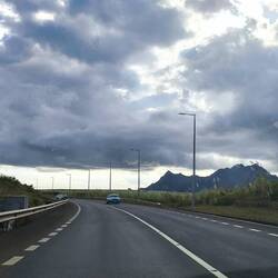 auf der Rückfahrt..., sieht nach Regen aus