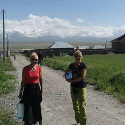 Tolle Aussicht vom Dorf aus