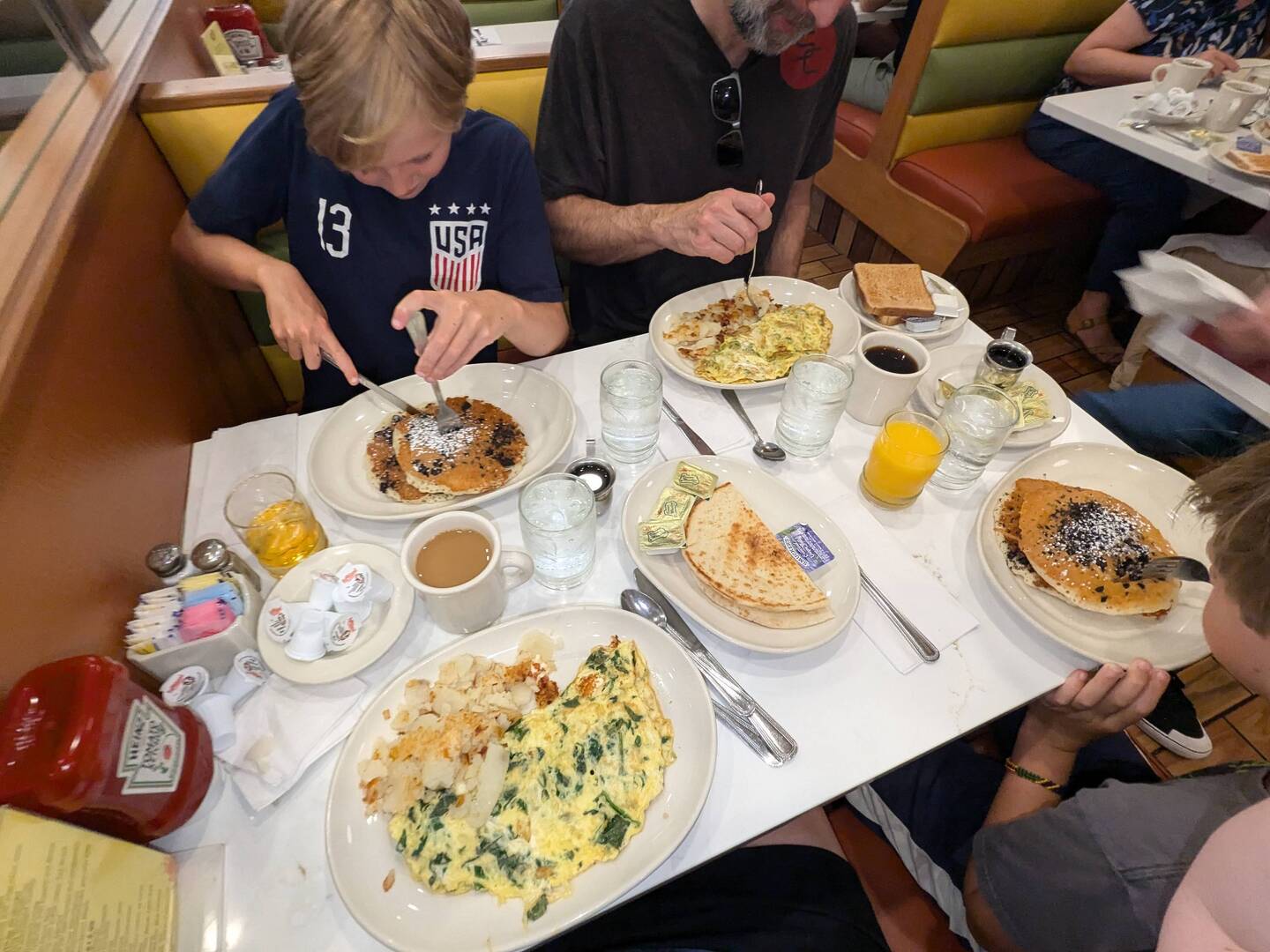 Finally got our quintessential NY diner breakfast!