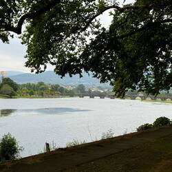Distant view of the bridge