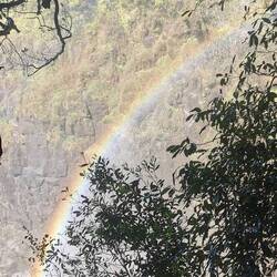 Mehr Regenbögen gibt es wohl ab 14 Uhr, aber wir sind eben vormittags...