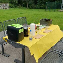Zwischenstopp mit Picknick