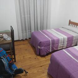 Meine heutige Unterkunft: Hostal Oviedo.