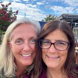 AMF teammate Sally Johnson
