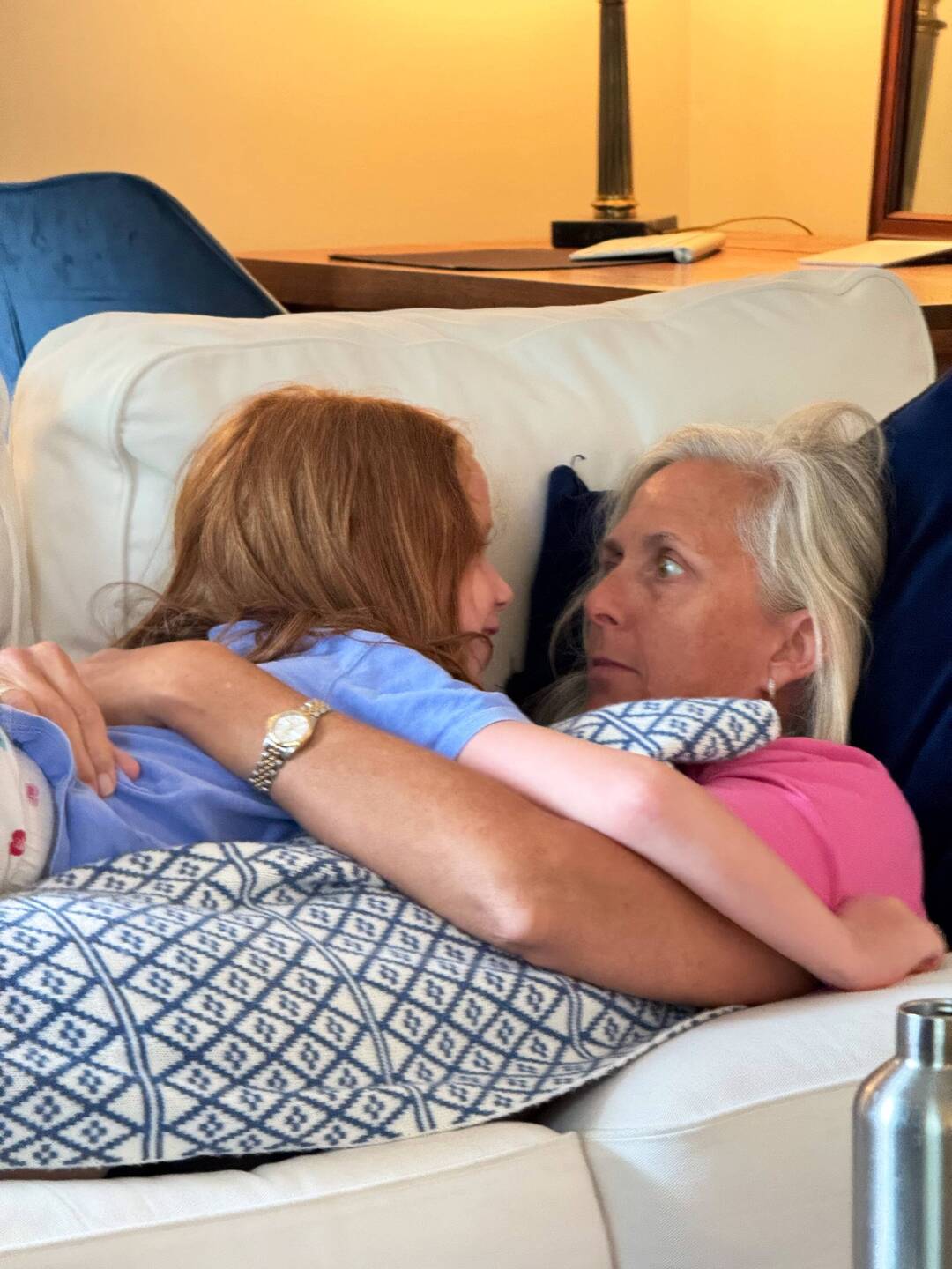 Mary snuggles!