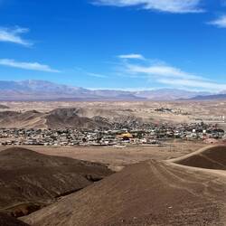 Die Bergbaustadt von oben.