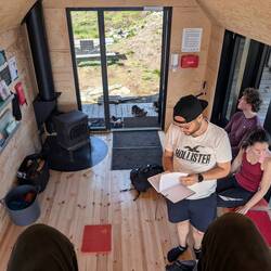 Die Gang bei einer wohlverdienten Chillung