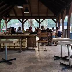 Wir durften bei der Probe dabei sein.