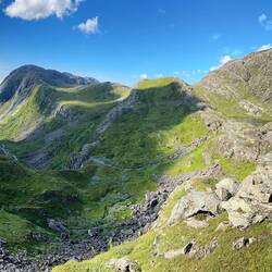 Blick zurück ins Tal.
