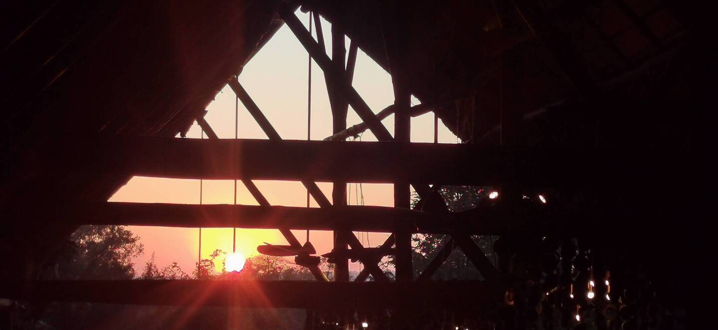 Sonnenaufgang am Frühstücktisch!