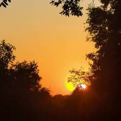 Mit Blick auf den Sonnenaufgang!