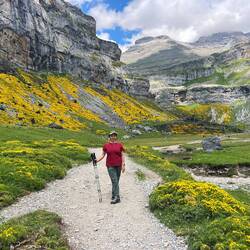 The path suddenly opening into the magical Narnia like valley
