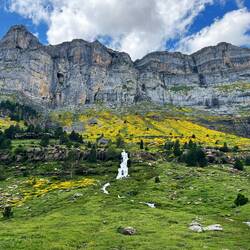 Smaller waterfalls in the valley