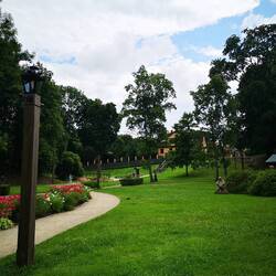 Kuldiga town garden