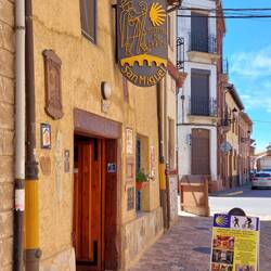 Meine heutige Unterkunft: Albergue San Miguel.