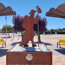 Ein weiteres Pilgerdenkmal. Mir entgeht keins...