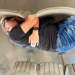 We have discovered that Paul has a super Power and can sleep anywhere