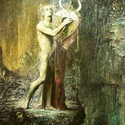 They had an exhibit of various portrayals of Orpheus.