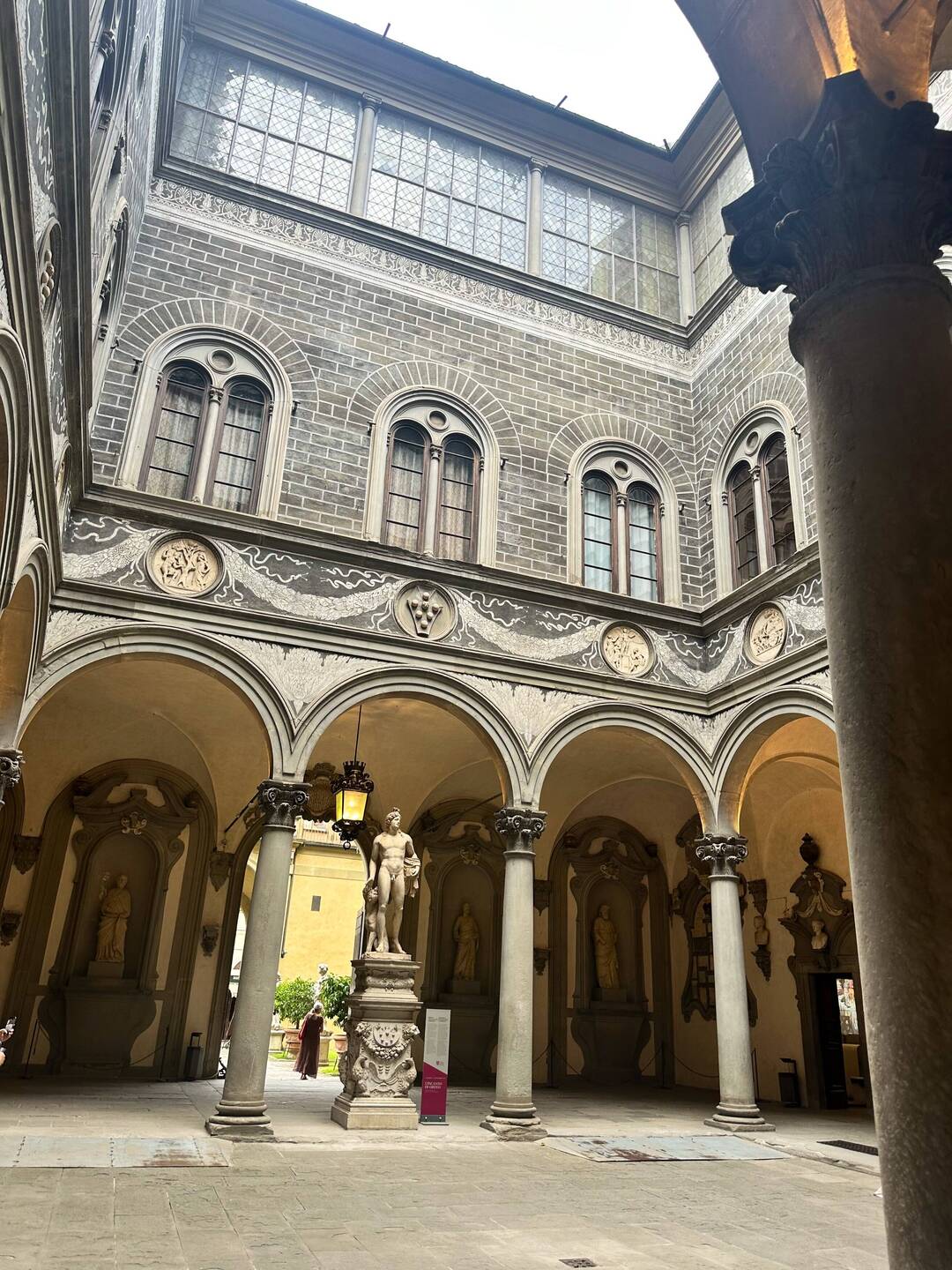 One of at least two courtyards inside the palace grounds.
