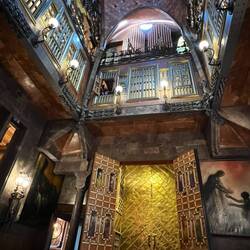 Casa Guell - inside is a working organ