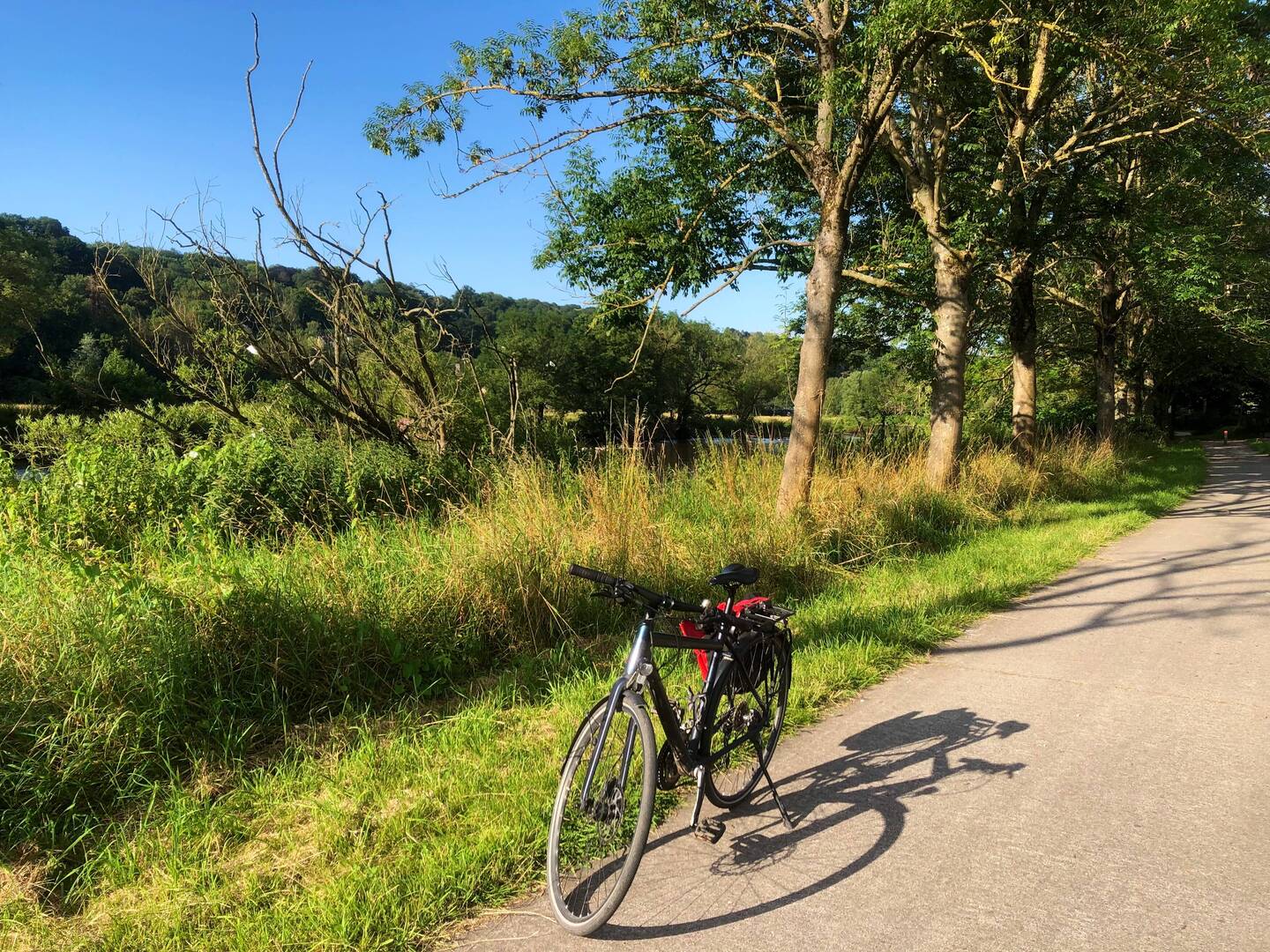 Morgens auf dem Weg zum Bäcker