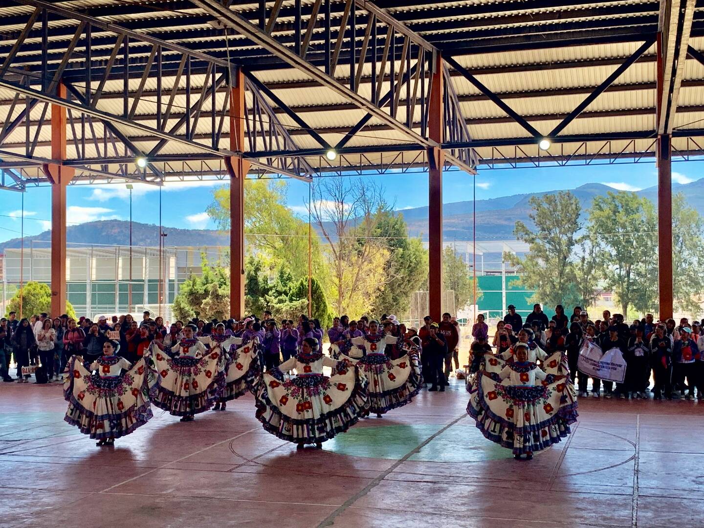 Festival at Unidad Deportiva, the sports centre