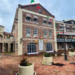 alte Gebäude in der Carenage