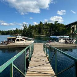 MB and See-Ya on the park dock