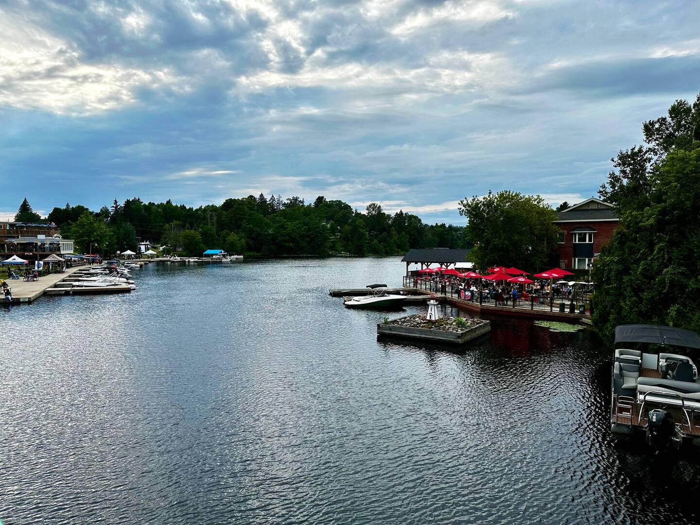 Overlooking Boston Pizza where we had dinner