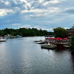 Overlooking Boston Pizza where we had dinner