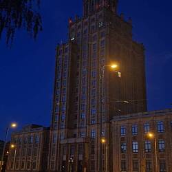 Stalins Landmarke neben unsrem Hotel