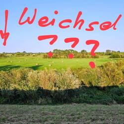 nö. Irgendwo da, weit hinten muss sie fliessen...