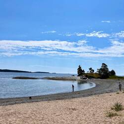 this is the beach here … there is nothing more in Halifax