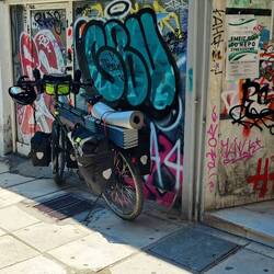 Viel Grafitti in Thessaloniki