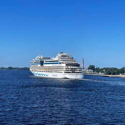 die 3000 Touristenkollegen vom Aida Dampfer waren heute auch in der Stadt