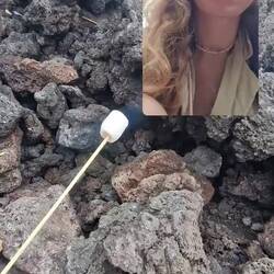 Marshmallows rösten