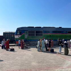 Start in Nukus 09.28 Uhr