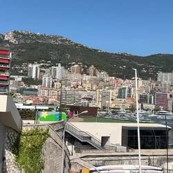 Our view of the Monaco harbor as we walked down the hill from the train station.