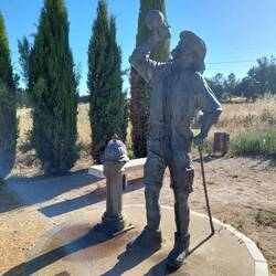 Pilgerdenkmal in Astorga
