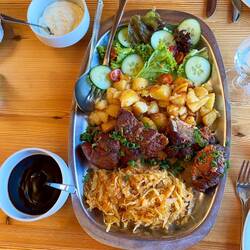 Abendessen Østerbø Fjellstue