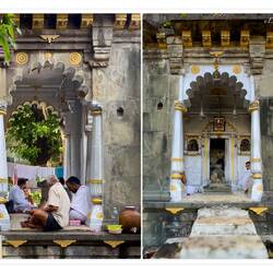 Siddheshwar Mahadeo Temple ... Banganga Temple Tank Area — Mumbai, India.