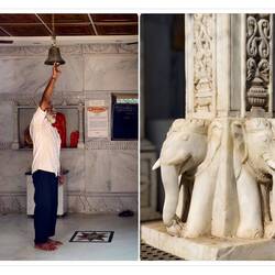Shrimali Bhraman Mahalaxmi Temple ... Banganga Temple Tank Area — Mumbai, India.