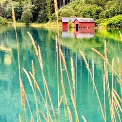 Aussicht vom Løken camping