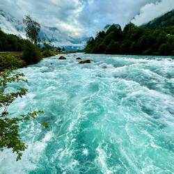 Fluss am Løken camping